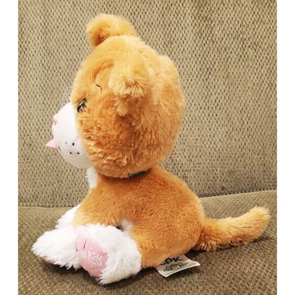 2015 Orange White Cabbage Patch Kids Adoptimals Cat Green Eyes No Paper Tag - Picture 2 of 12